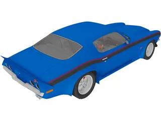 Chevrolet Camaro Z28 (1976) 3D Model preview