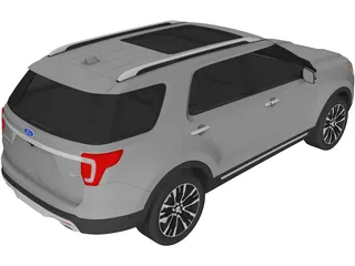 Ford Explorer (2016) 3D Model preview