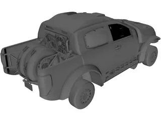 Ford Ranger Rally 3D Model preview