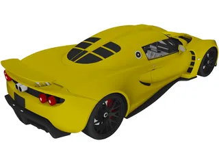 Hennessey Venom GT (2012) 3D Model preview