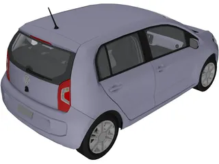 Volkswagen UP (2016) 3D Model preview