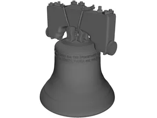 Liberty Bell 3D Model preview