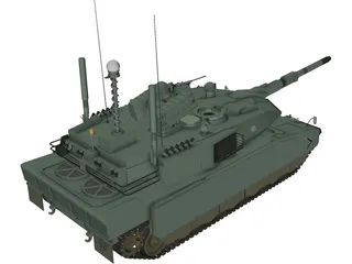 Altay Tank 3D Model preview