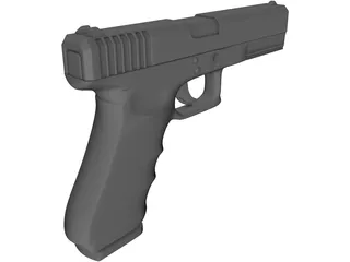 Glock 17 3D Model preview