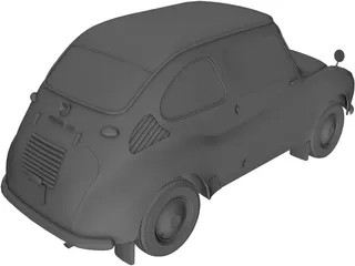 Subaru 360 (1958) 3D Model preview