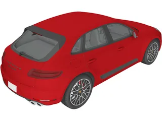 Porsche Macan GTS (2017) 3D Model preview