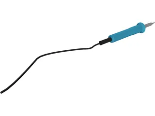 Soldering Iron 3D Model preview