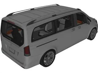 Mercedes-Benz V250 Bluetec 3D Model preview