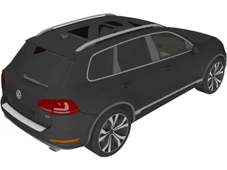 Volkswagen Touareg TDI (2017) 3D Model preview