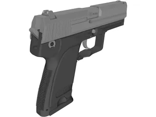 Heckler & Koch USP 3D Model preview