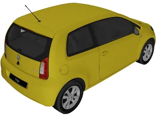 Skoda CityGO (2013) 3D Model preview