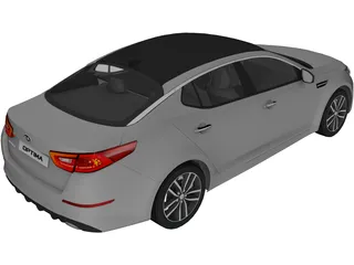 Kia Optima (2014) 3D Model preview