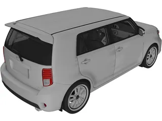 Scion xB (2014) 3D Model preview