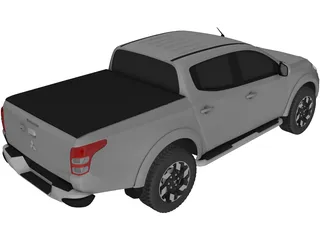 Mitsubishi L200 (2017) 3D Model preview