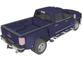 GMC Sierra HD (2015) 3D Model preview