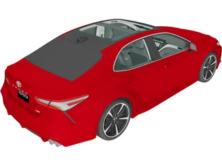 Toyota Camry (2018) 3D Model preview