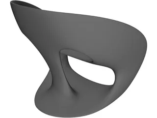 Hara Chair 3D Model preview
