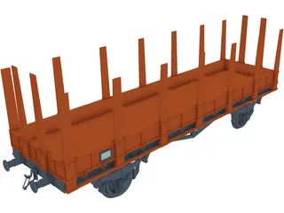 Wagon Stanchion 3D Model preview
