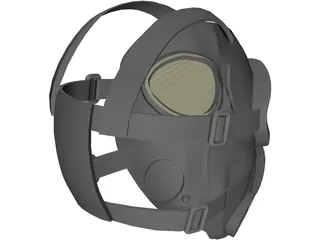 Gas Mask 3D Model preview
