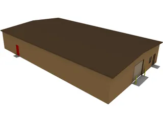 Warehouse 3D Model preview