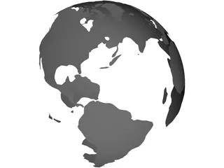 Earth 3D Model preview