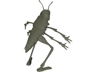 Bugs Life Hopper 3D Model preview