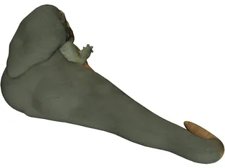 Star Wars Jabba the Hutt 3D Model preview