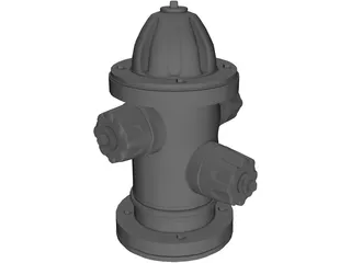 Fire Hydrant 3D Model preview