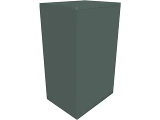 Storage Pedestal 3D Model preview