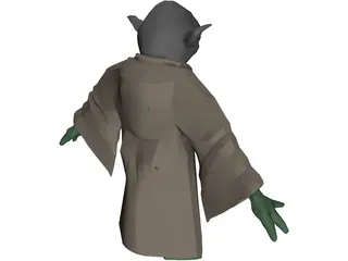 Star Wars Yoda 3D Model preview