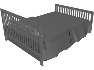 Bed 3D Model preview