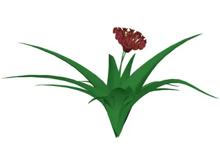 Flowers 3D Model preview