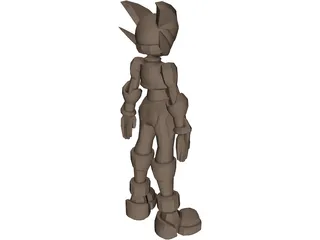 Sega Megaman 3D Model preview