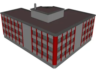 Office Building 3D Model preview