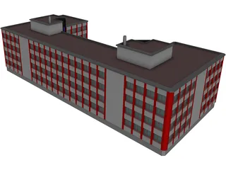 Office Building 3D Model preview
