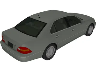 Toyota Celsior (2001) 3D Model preview