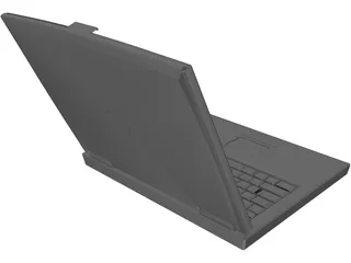 Dell Laptop Computer 3D Model preview