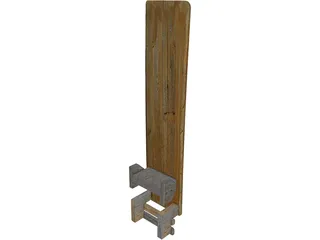 Diving Board 3D Model preview