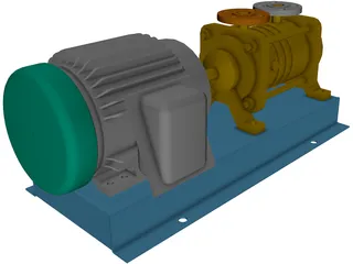 Pompetrevaini TBH 200 Pump 3D Model preview