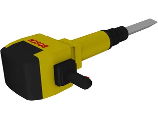 Bosch Electric JackHammer 3D Model preview