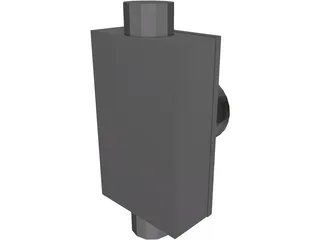 Electric Meter 3D Model preview
