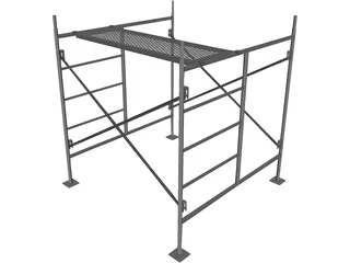 Scaffolding 3D Model preview