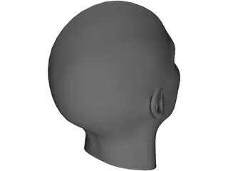 Head Mike Tyson 3D Model preview