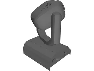 Moving Head Club Light 3D Model preview