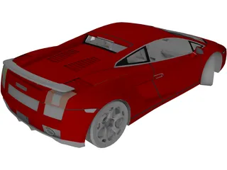 Lamborghini Gallardo 3D Model preview