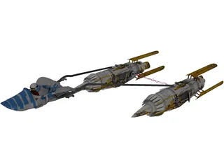 Star Wars Anipod 3D Model preview