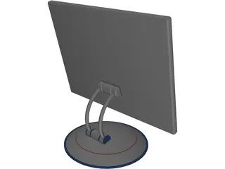 TFT LCD Monitor 3D Model preview