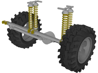 Suspension 3D Model preview