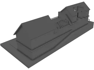Family House 3D Model preview