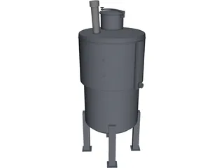 Wine Holding Tank 3D Model preview